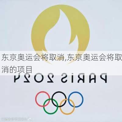 东京奥运会将取消,东京奥运会将取消的项目